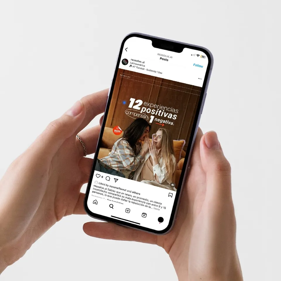 Contenido de Ressolve en Instagram