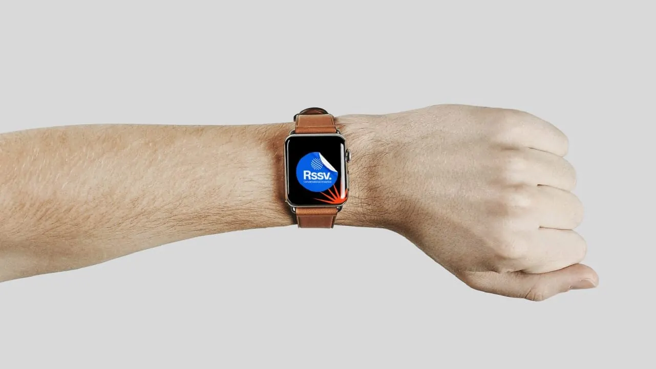 Aplicación de la marca Ressolve en un reloj inteligente